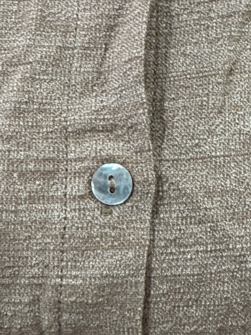 Easel Los Angeles 100% Cotton Ruffle Sleeve Button Top 3X - Picture 5 of 8